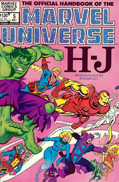 The Official Handbook Of The Marvel Universe #5