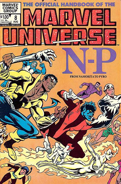 The Official Handbook Of The Marvel Universe #8