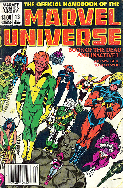 The Official Handbook Of The Marvel Universe #13